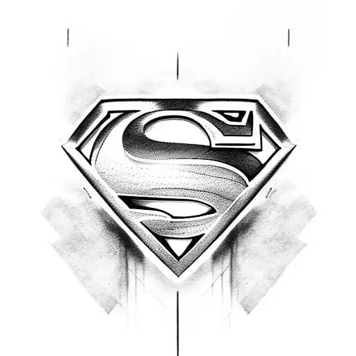 superman tattoo design idea