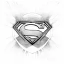superman tattoo design idea