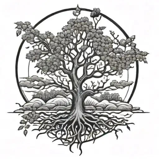 Poison Tree tattoo design idea