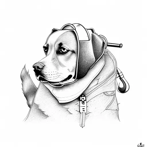 dog, Firefighter, woods, gymnastics, carpenter tattoo design idea