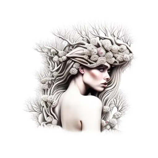  nude forest girls anal plug  tattoo design idea