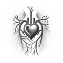 heart transplant survivor  tattoo design idea