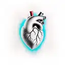 heart transplant survivor  tattoo design idea