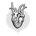 heart transplant survivor  tattoo design idea