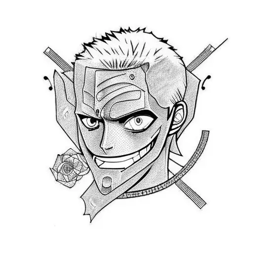 ZORO RORONOA tattoo design idea