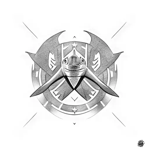 hammerhead shark tattoo design idea