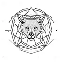 ursa minor ursa major constellations tattoo design idea
