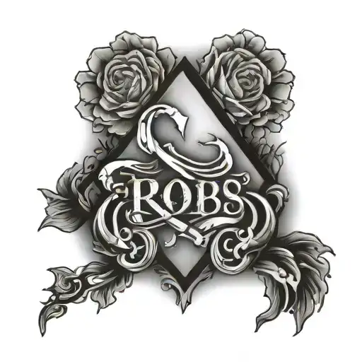 romans 8:28 formed tattoo design idea