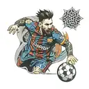 Messi tattoo design idea