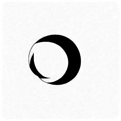 dark spiral tattoo design idea