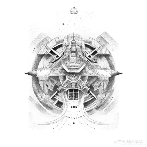 aerospace  tattoo design idea