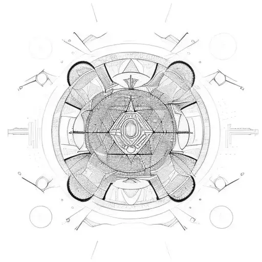 aerospace  tattoo design idea