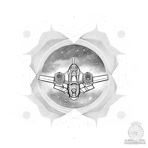aerospace  tattoo design idea