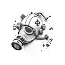 firefighter, nurse, exercise science expert. tattoo design idea