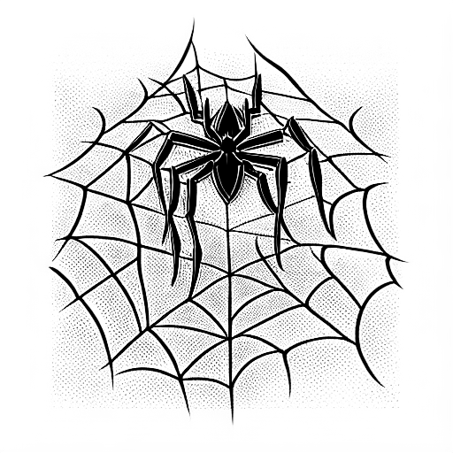 spider-man tattoo design idea