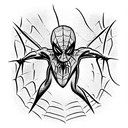 spider-man tattoo design idea