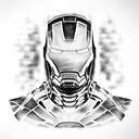 iron man tattoo design idea