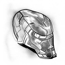 iron man tattoo design idea