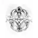 letter J in chain links tattoo design idea