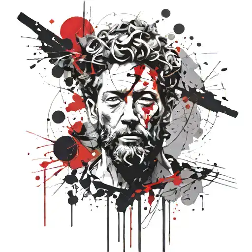 marcus aurelius tattoo design idea