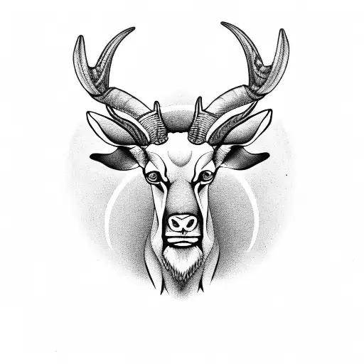 eland tattoo design idea