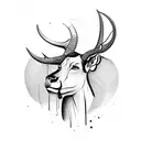 eland tattoo design idea