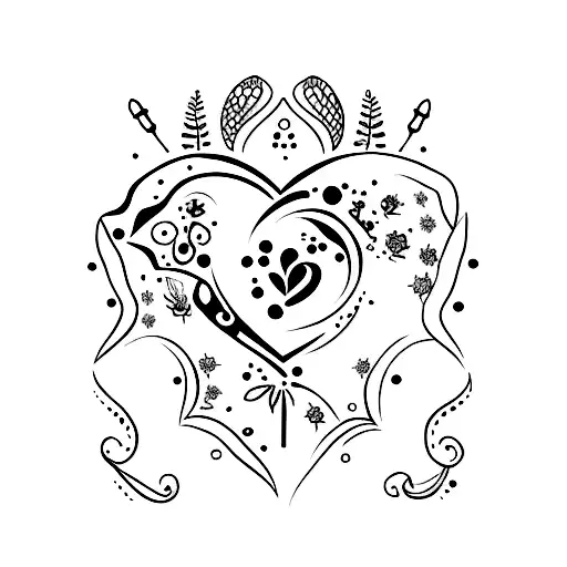 small love presenting tatoo  tattoo design idea