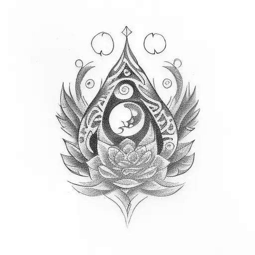small love presenting tatoo which represents luck tattoo design idea