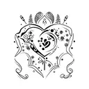 small love presenting tatoo  tattoo design idea