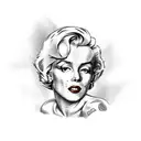 Marilyn Monroe Ireland Flag  tattoo design idea