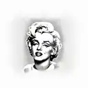 Marilyn Monroe Ireland Flag  tattoo design idea