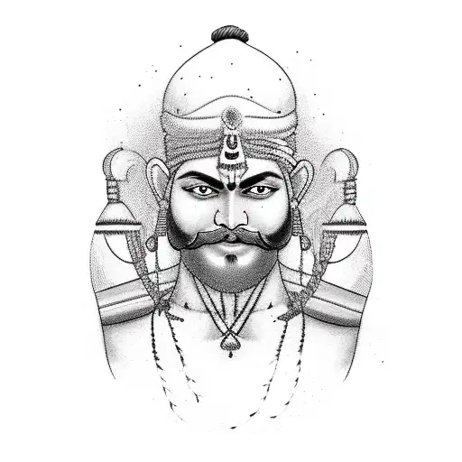 Parshuram  tattoo design idea