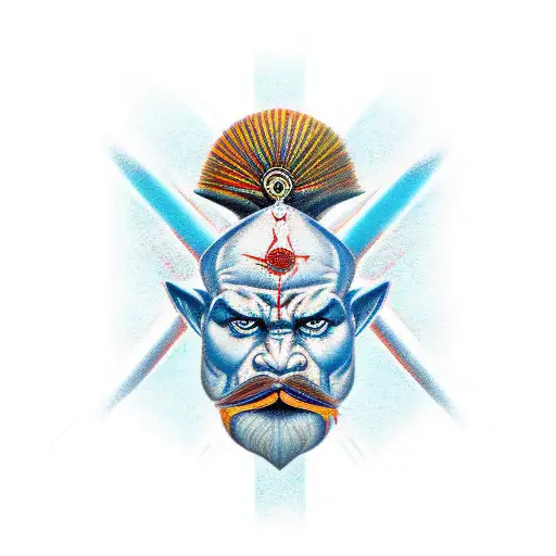 Parshuram  tattoo design idea