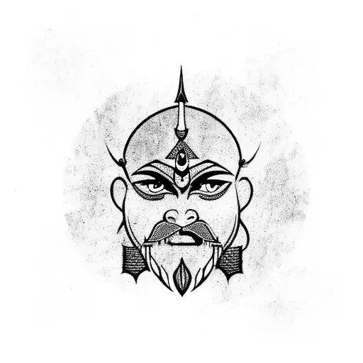 Parshuram  tattoo design idea