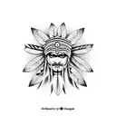 indian tattoo design idea