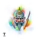 Parshuram  tattoo design idea