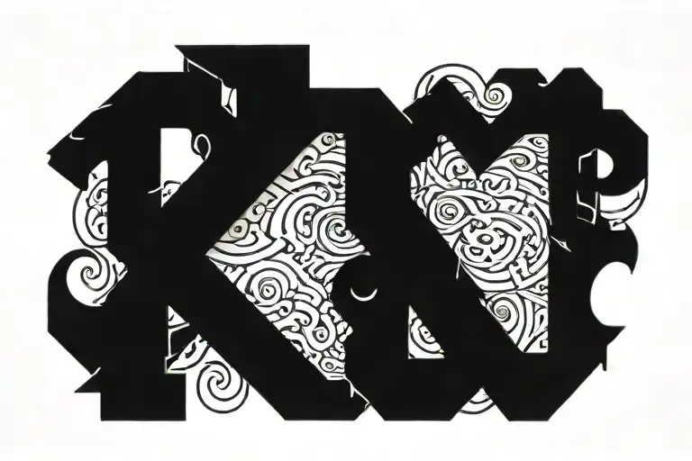 The names "Brandon" and "Sierra" tattoo design idea