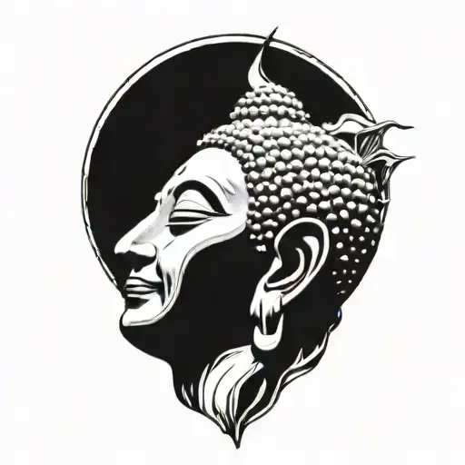 Buddha tattoo design idea