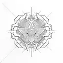 3D tattoo design idea