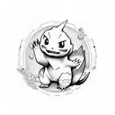 charmander tattoo design idea