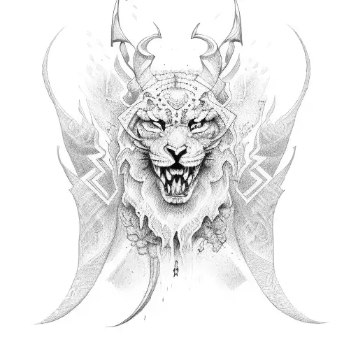 yhwh tattoo design idea