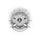 the last supper with the best rappers in history tattoo design idea