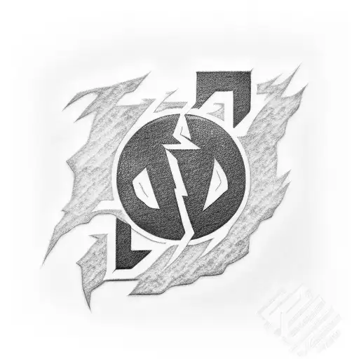 akatsuki logo from naruto shipped rn  infront of mountain tattoo design idea