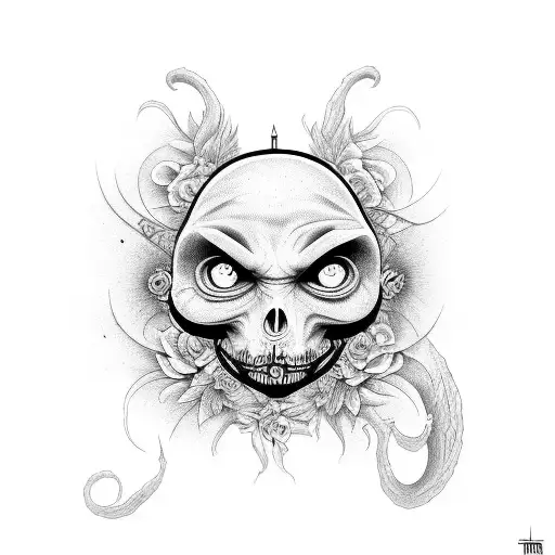 tim burton  tattoo design idea