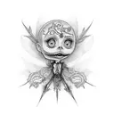 tim burton  tattoo design idea