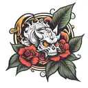 manos tattoo design idea
