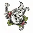 manos tattoo design idea