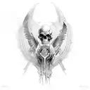 arcangel michael tattoo design idea