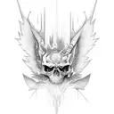 arcangel michael tattoo design idea