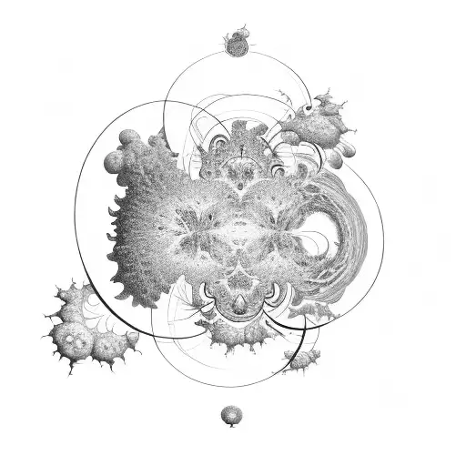 Incorporate the Mandelbrot set into a tattoo design tattoo design idea